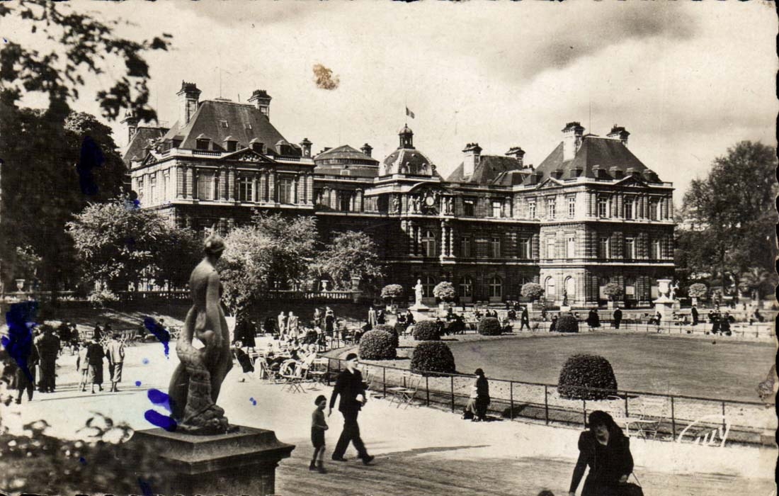 Paris - 6 - Jardin et Palais du Luxembourg 1615 - 1620 - CPA 