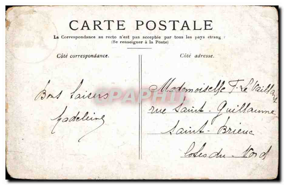 PARIS — Der Panthéon — Verlag nicht sichtbar, Seriennummer nicht lesbar — Rückseite