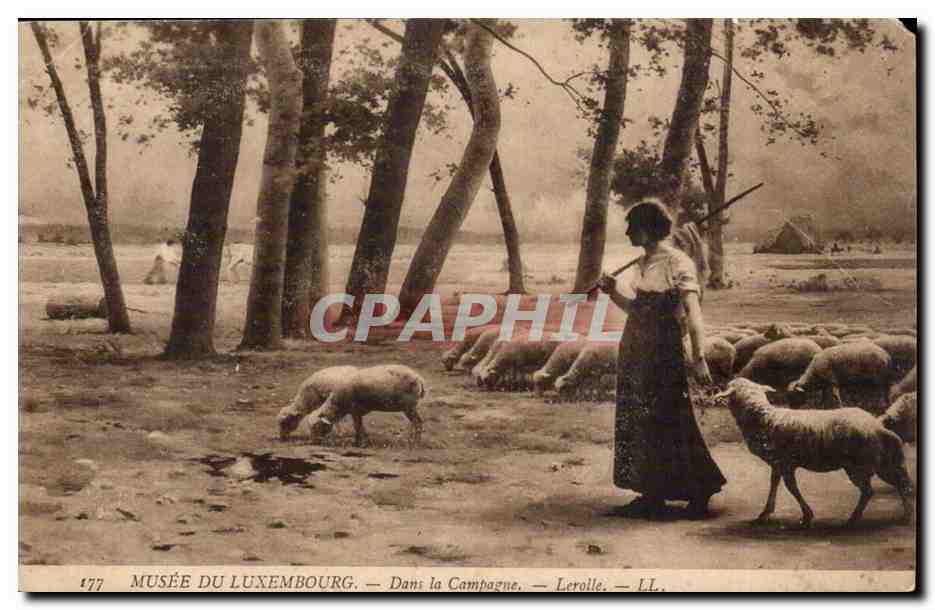Paris - 6- Musee du Luxembourg - dans la Campagne - Lerole - Mouton - - CPA 