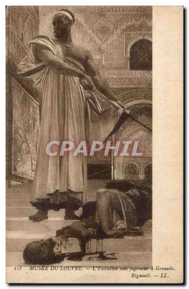 Paris - 1 - Louvre - L'Execution sans jugement a Grenade Regnault - CPA 