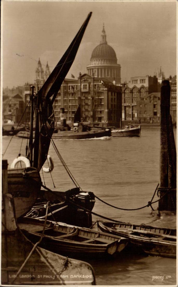 England - Angleterre - London - Saint Pauls from Bankside - CPA 