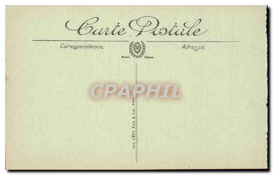 CPA Chalons sur marne Place de l'hotel de ville — Verso