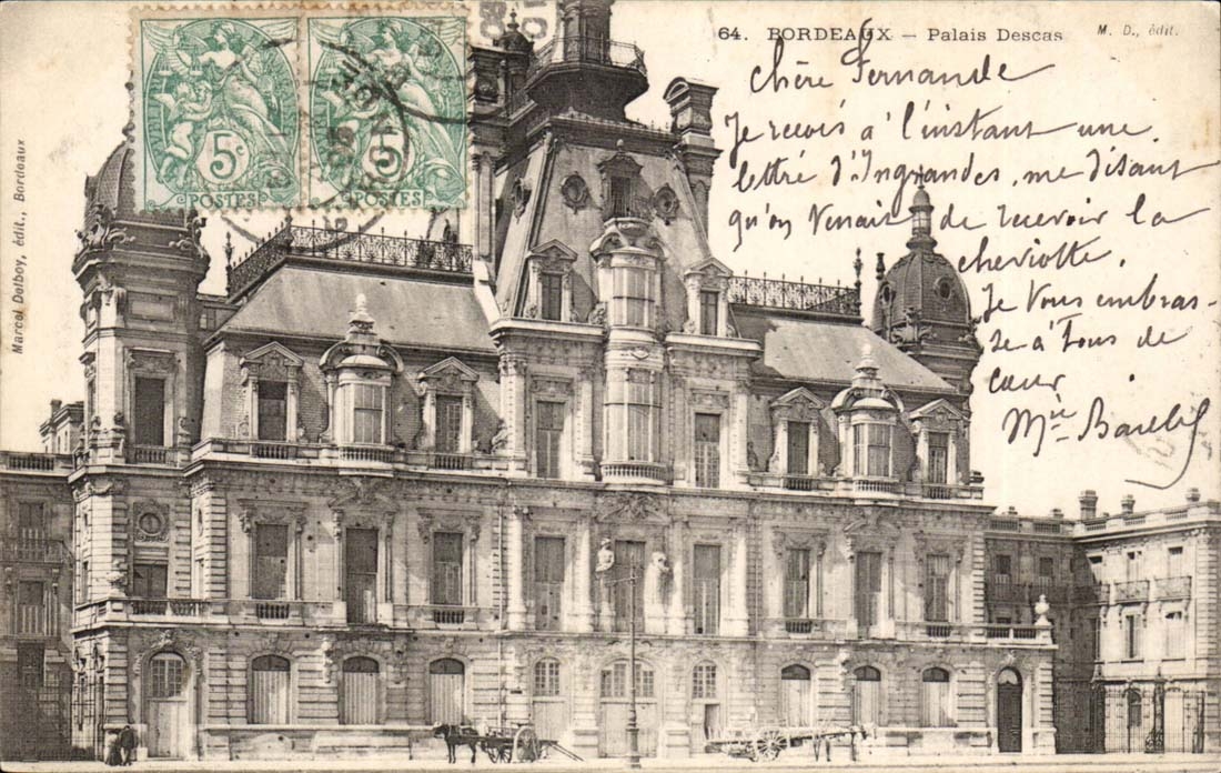 CPA Bordeaux Palais Descas