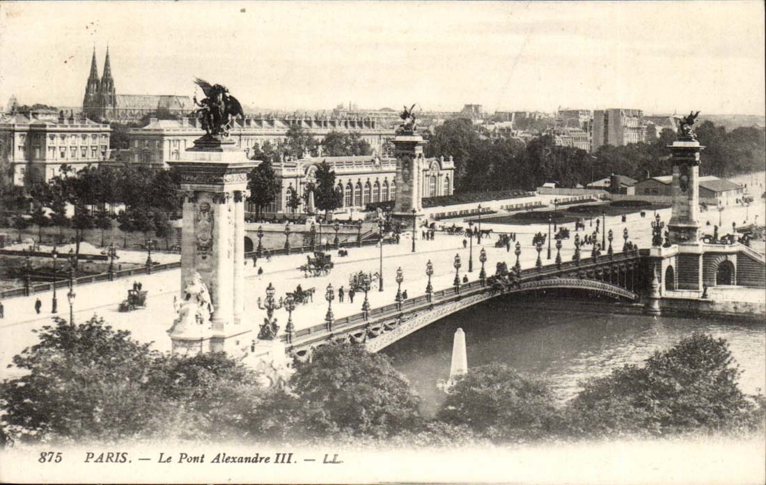 Paris - Le Pont Alexandre III - CPA 