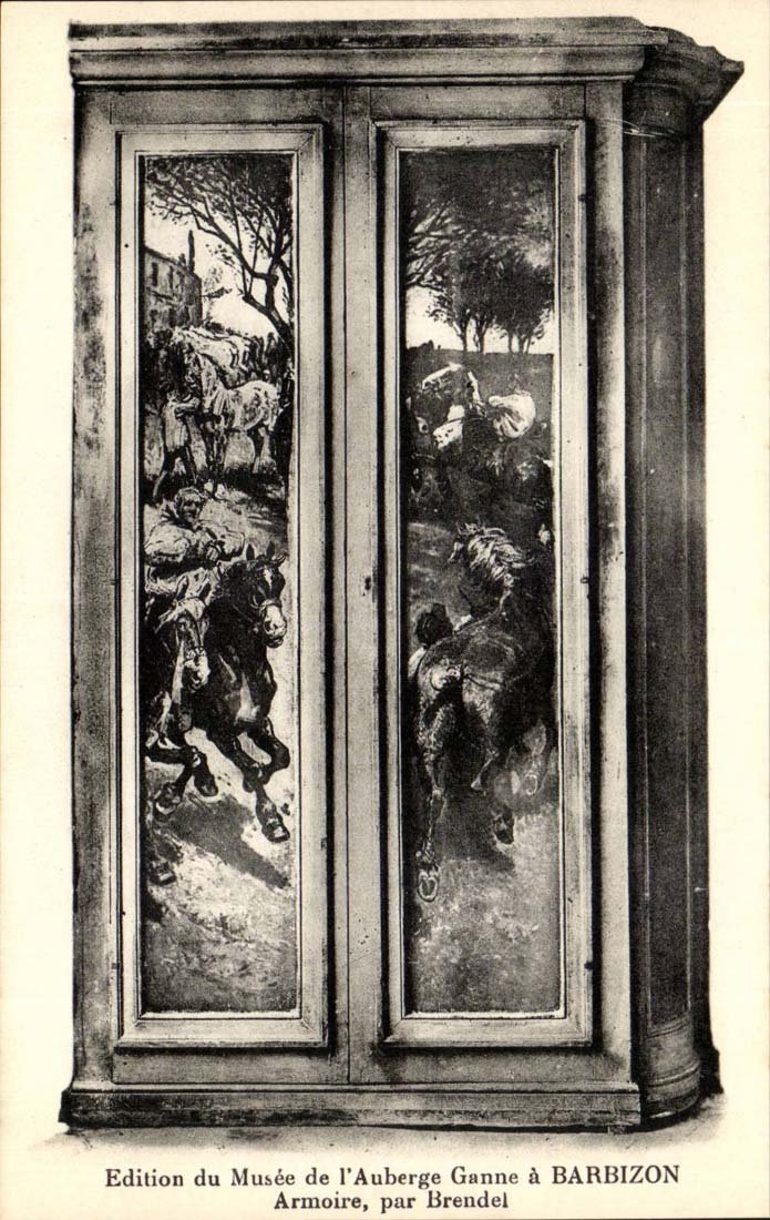 Barbizon-Schrank — Museum der Auberge Ganne — Ausgabe von Brendel