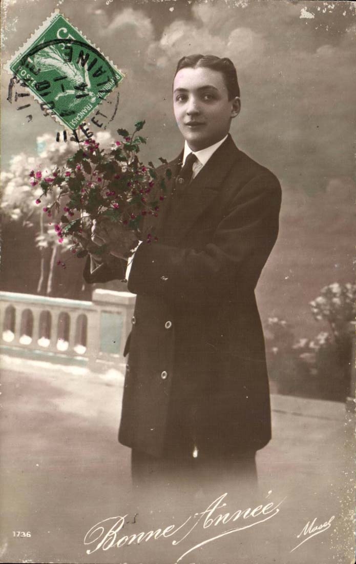 CPA FAntaisie Bonne annee (homme)
