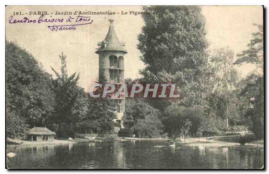 Paris CPA Jardin d'acclimatation Le pigeonnier