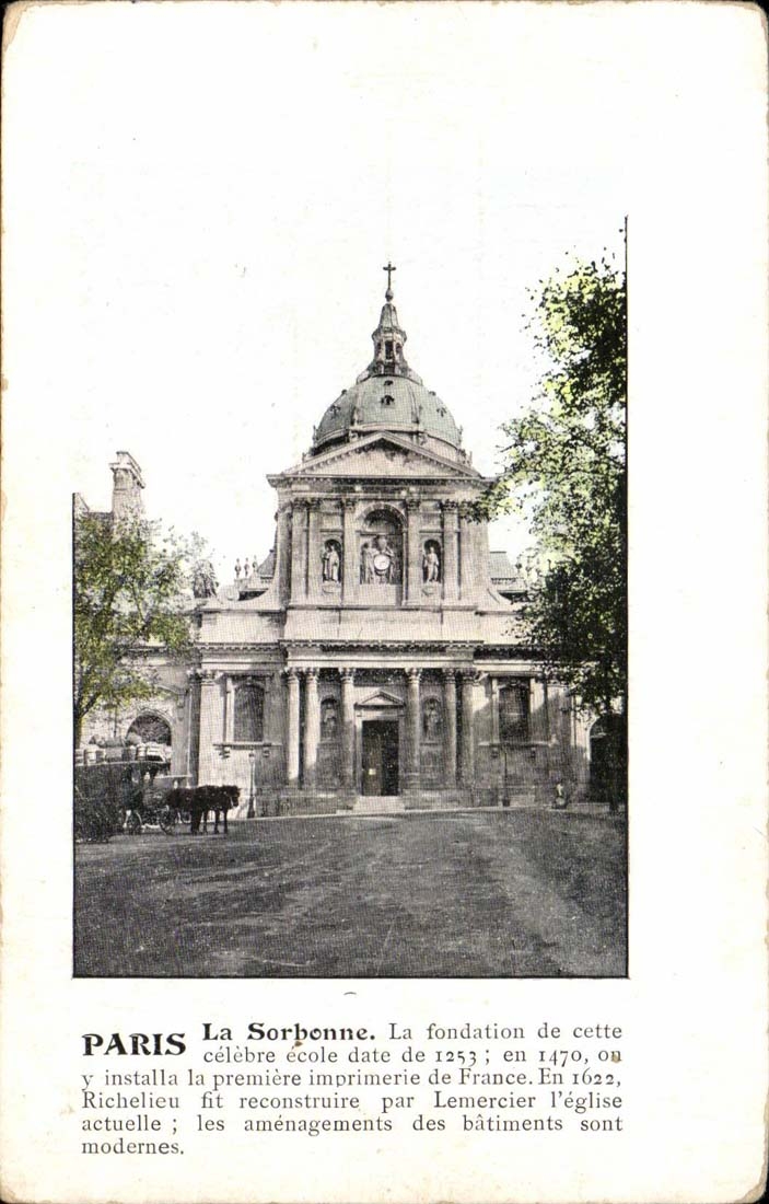 Paris CPA La Sorbonne (universite univertsity)