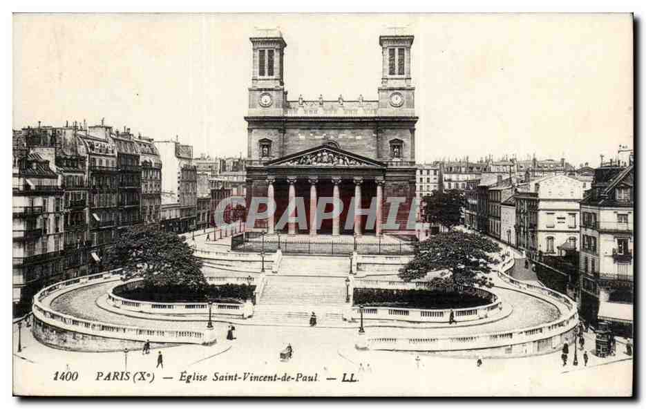 Paris CPA Eglise Saint Vincent de Paul