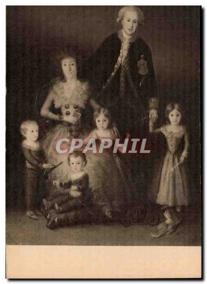 CPA La familia del Duque de Osuna Museo de Prado 