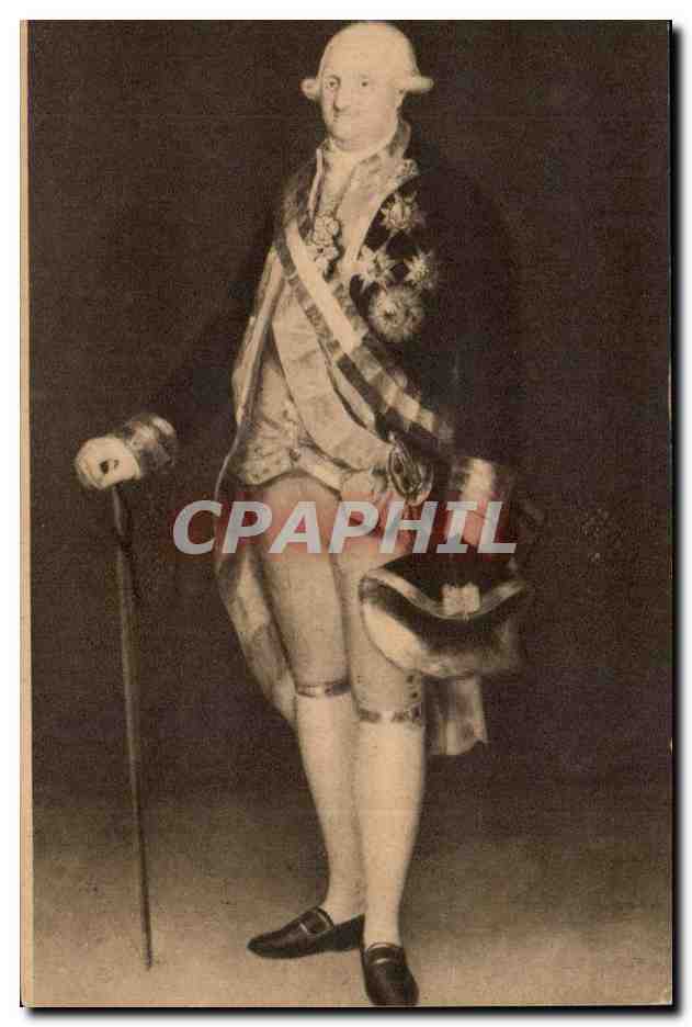 CPA Goya Carlos IV Museo de Prado 