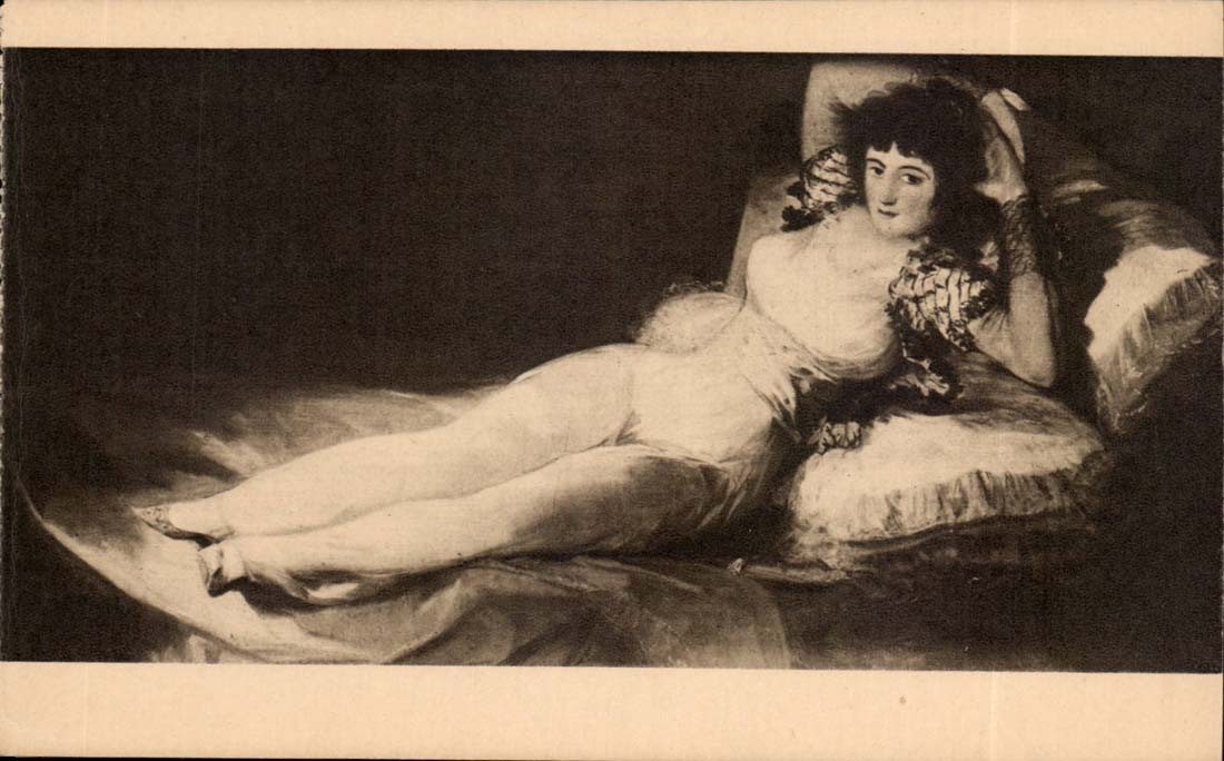 CPA Goya La Maja vestida Museo de Prado 