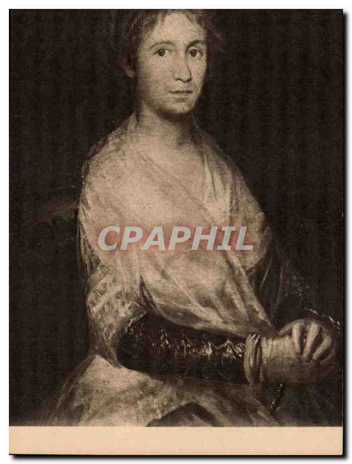CPA Goya Dona Josefa Bayeu esposa de Goya Museo de Prado 