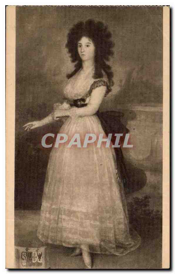 CPA Goya Dona Teresa Artas de Enriquez Museo de Prado 