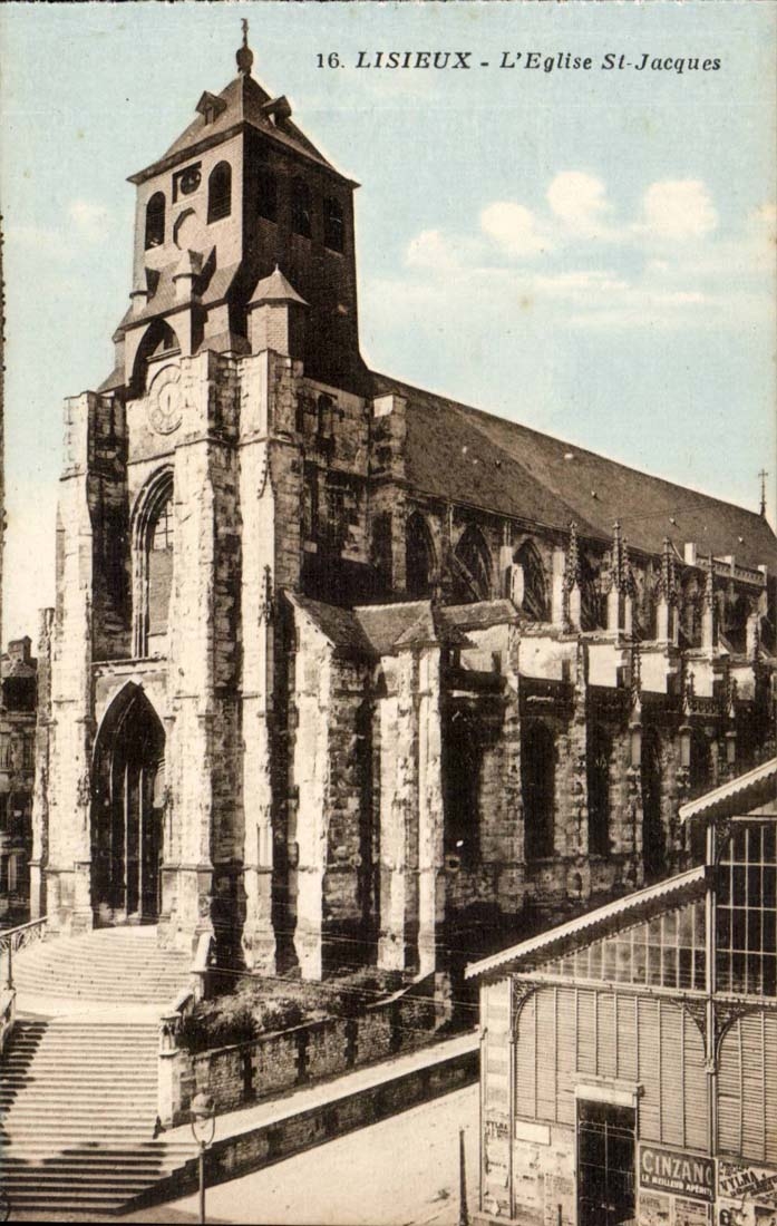 Lisieux CPA Eglise Saint Jacques