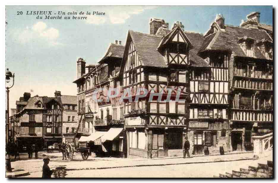 Lisieux - Ein Eckbereich der Place du Marché au beurre