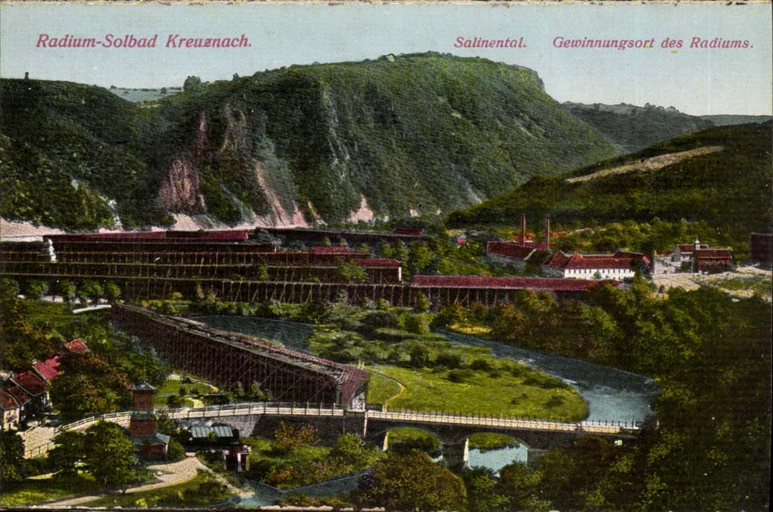 Radium-Solbad Kreuznach — Salinental. Gewinnungsort des Radiums. — CPAPHIL
