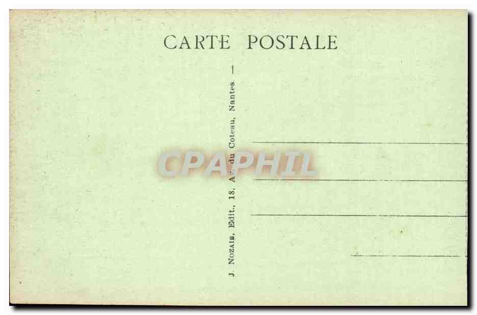 CPA Calvaire de Pontchateau Simon le Cyreneen aide Jesus a porter sa croix — Back