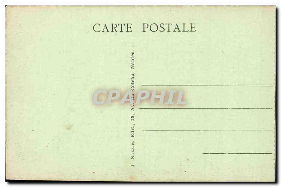 CPA Calvaire de Pontchateau Jesus est condamne a mort — Back