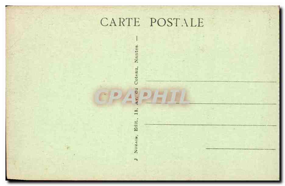 CPA Calvaire de Pontchateau La Scala Sancta — Back