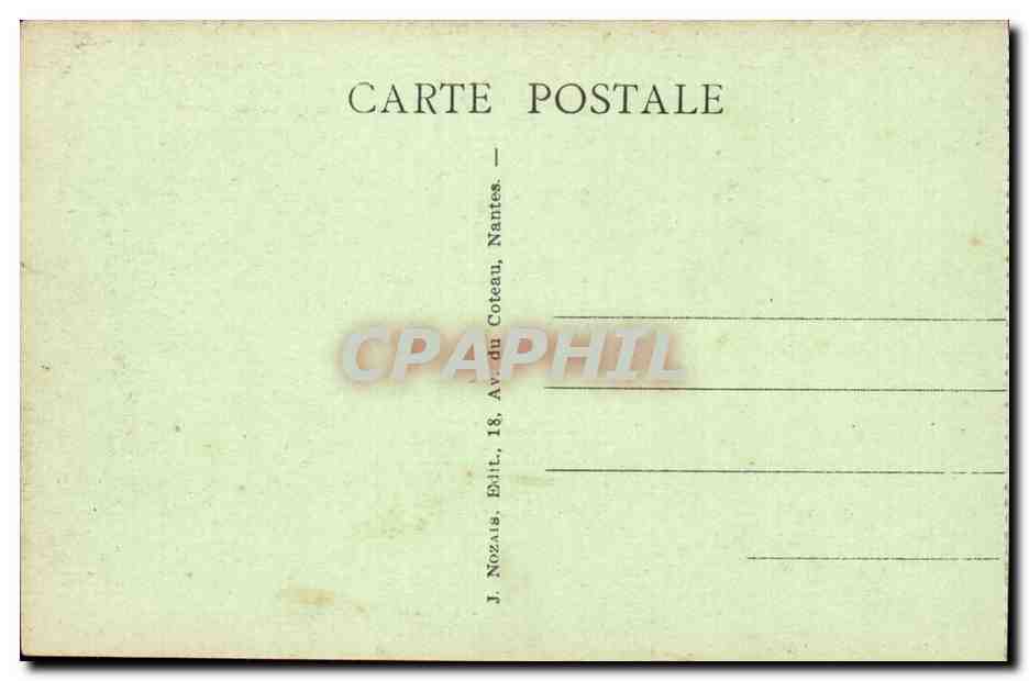 CPA Calvaire de Pontchateau Jesus est charge de sa croix — Back