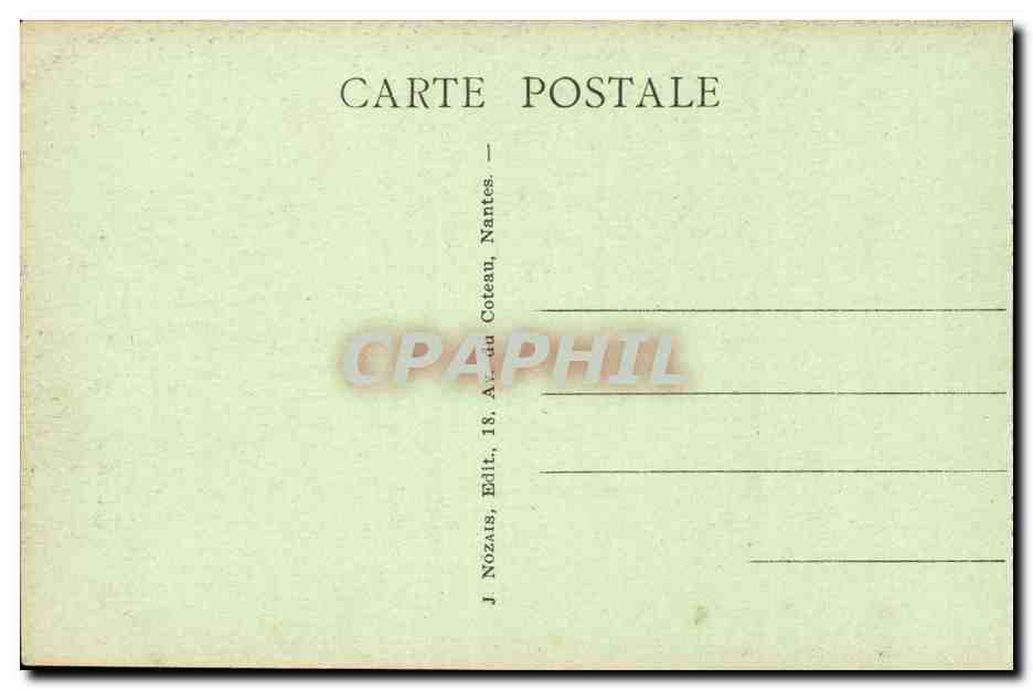 CPA Calvaire de Pontchateau Jesus tombe pour le premiere fois — Back