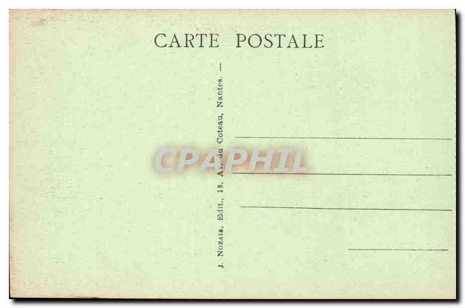 CPA Calvaire de Pontchateau Jesus tombe pour la seconde fois — Back