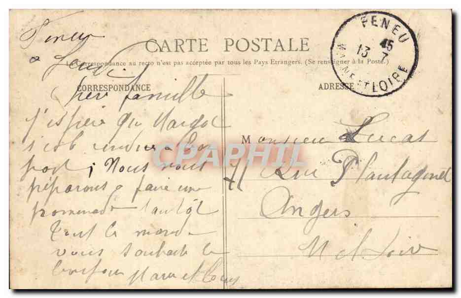 Feneu Ca„ Maison du Docteur Ollivier — Rückseite