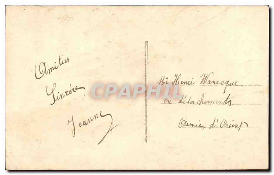 CPA FAntaisie Heureux anniversaire Fleurs — Rückseite