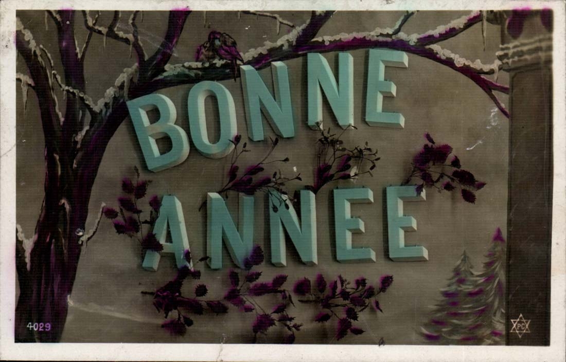 CPA FAntaisie Bonne annee