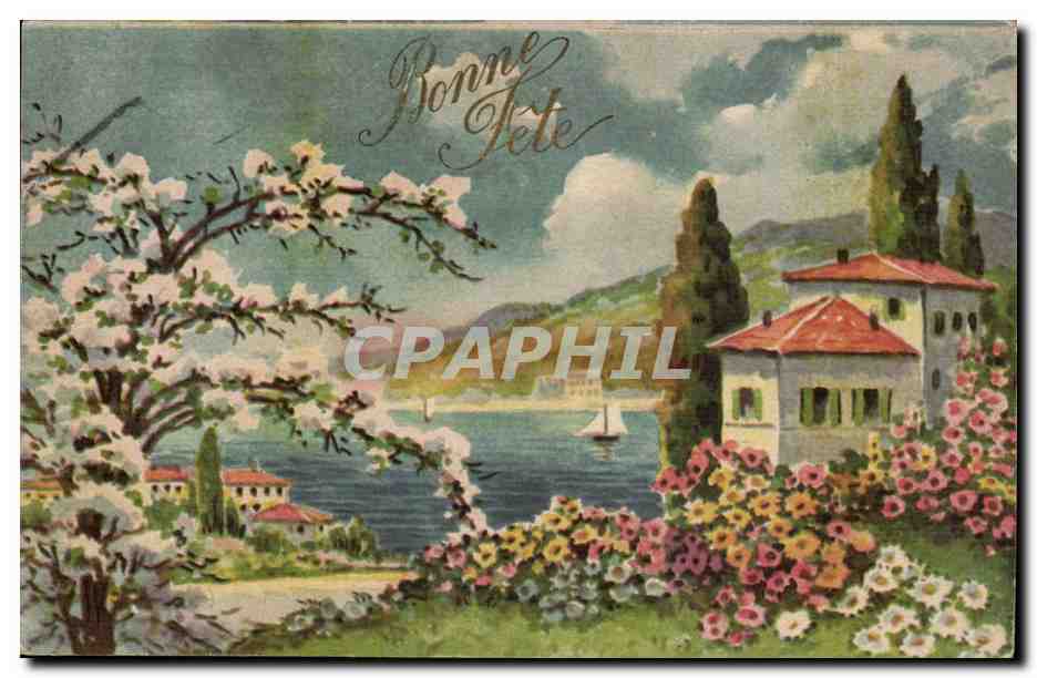 CPA FAntaisie Bonne Fete