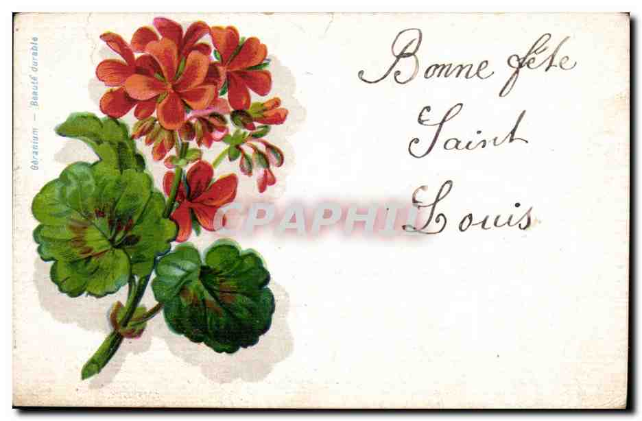 CPA FAntaisie Bonne Fete Saint Louis