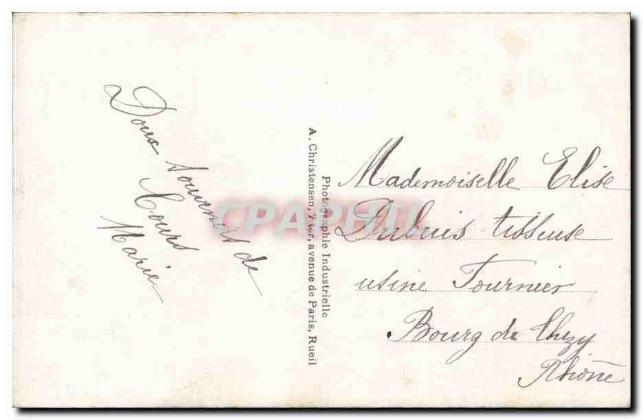 CPA FAntaisie Femme — Rückseite