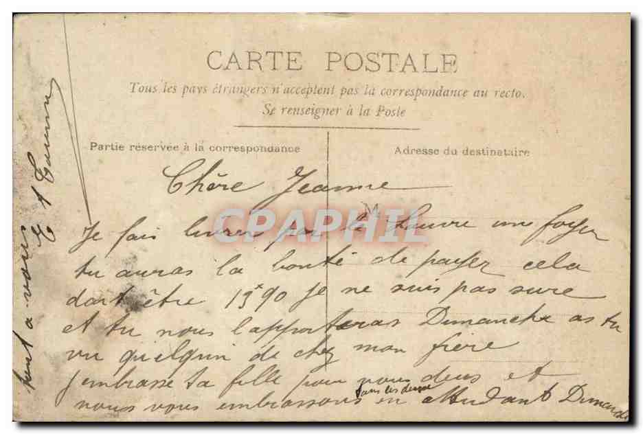 CPA fantaisie Enfants de plsu en plus haut — Rückseite