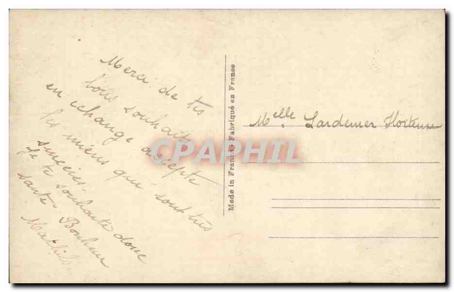 CPA fantaisie Bonne annee Couple — Rückseite