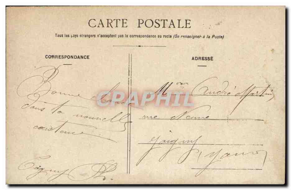 CPA fantaisie Femme Bonne Fete — Rückseite