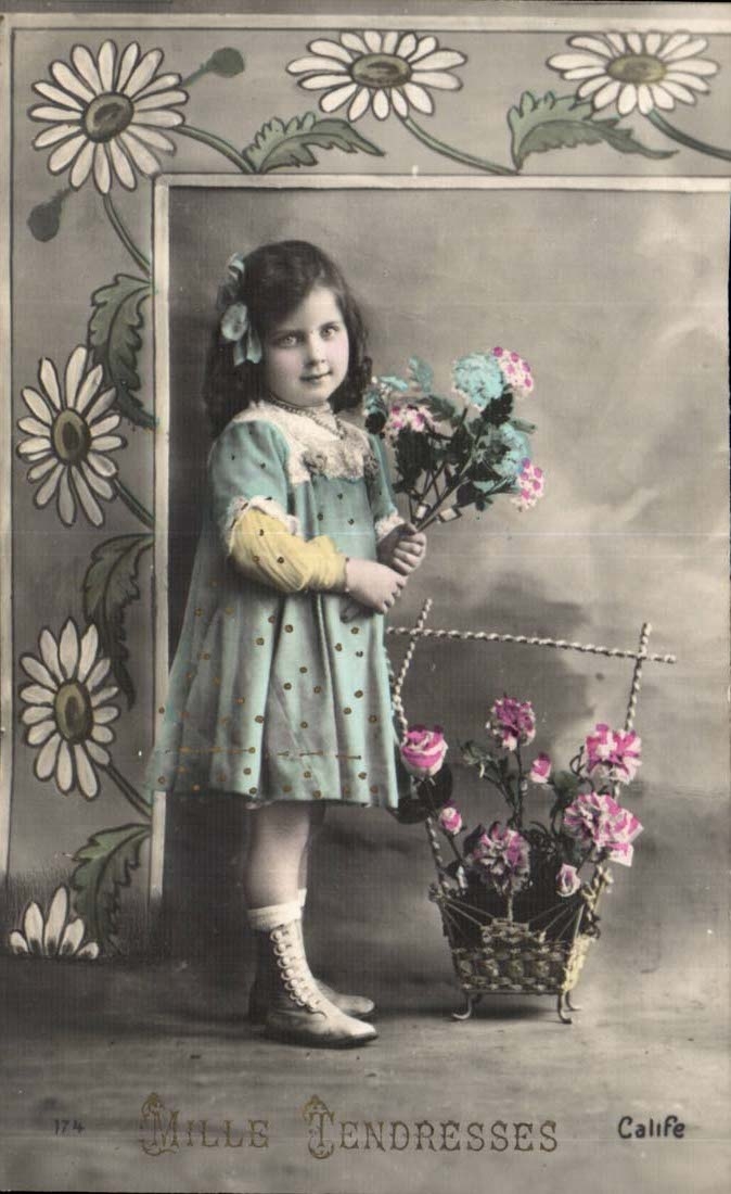 CPA fantaisie TEndresses enfant