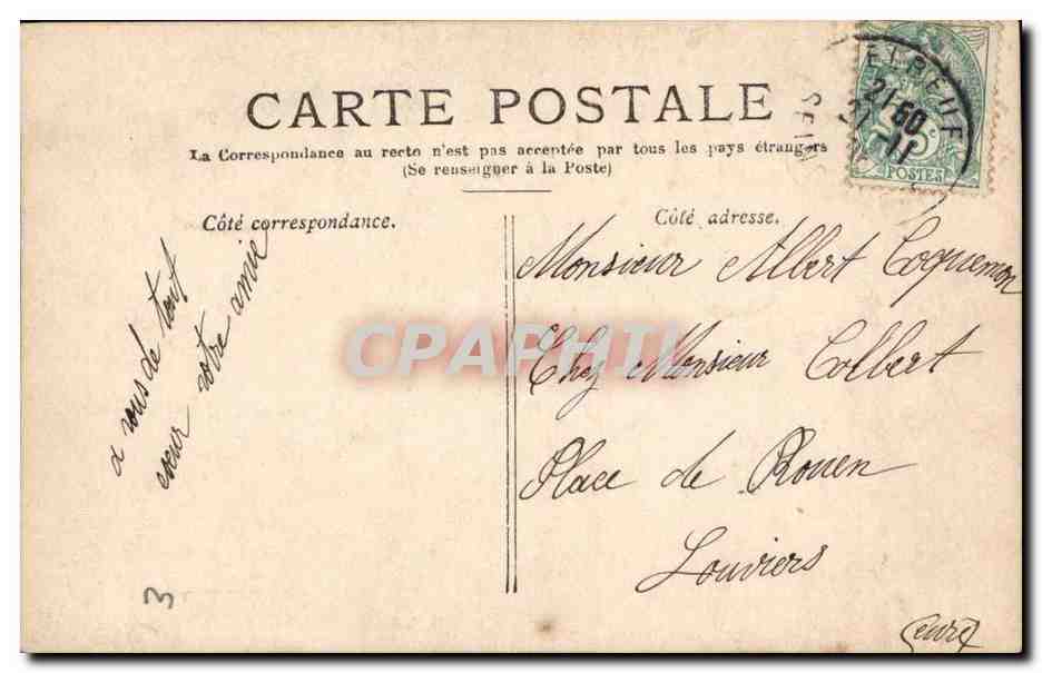 Jeune femme dans un cadre de cœur — texte amoureux — J.K. (éditeur ?) — Reverso