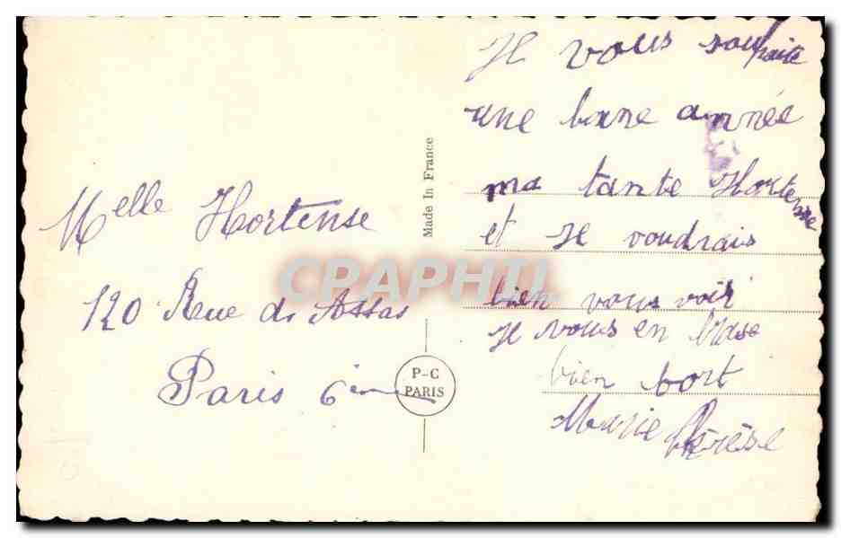 CPA FAntaisie Enfant 365 jours de bonheur Enfant — Rückseite