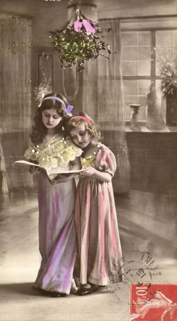 CPA FAntaisie Bonne annee Enfants
