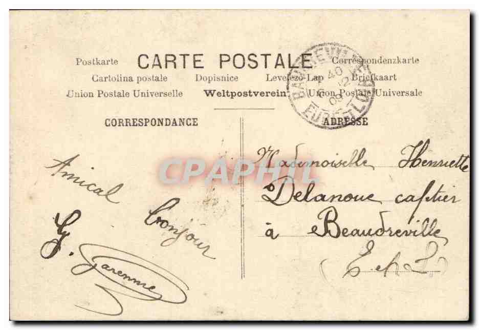 CPA FAntaisie Roses Heureux anniversaire Enfant — Verso