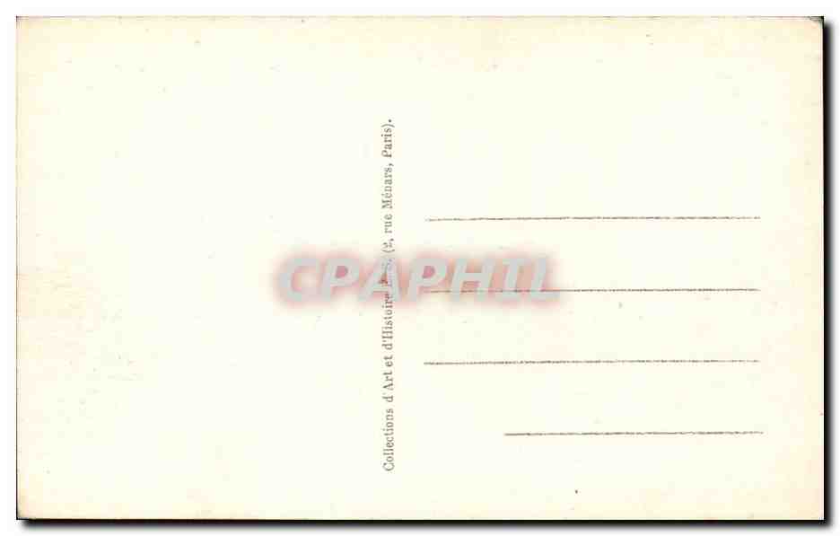 CPA Histoire Vieux Paris La pompe de la SAmaritaine Estampe de Langlois — Rückseite