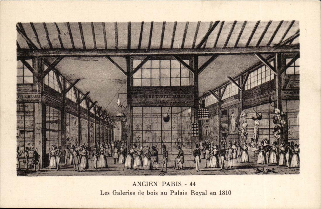 Les Galeries de bois au Palais Royal en 1810 — Ancien Paris - 44