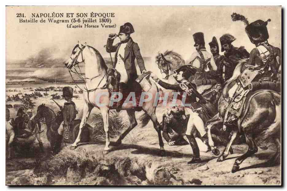 Napoléon et son époque — Bataille de Wagram (5-6 juillet 1809) — (d'après Horace Vernet) — n° 234
