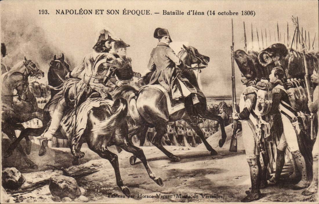 Napoléon et son époque — Bataille d'Iéna (14 octobre 1806) — Tableau par Horace Vernet (Musée de Versailles)