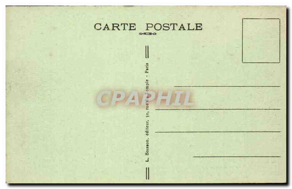 CPA Histoire Paris La Bastille en 1725 — Verso