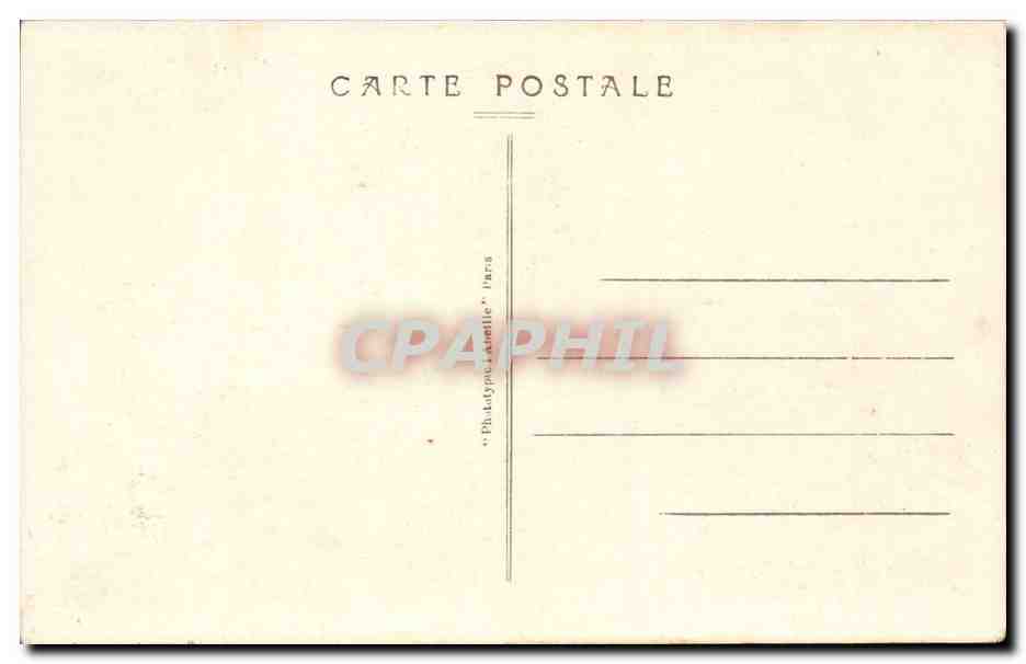 Paris CPA Eglise Saint Germain (rue de Bagnolet) 20eme — Rückseite