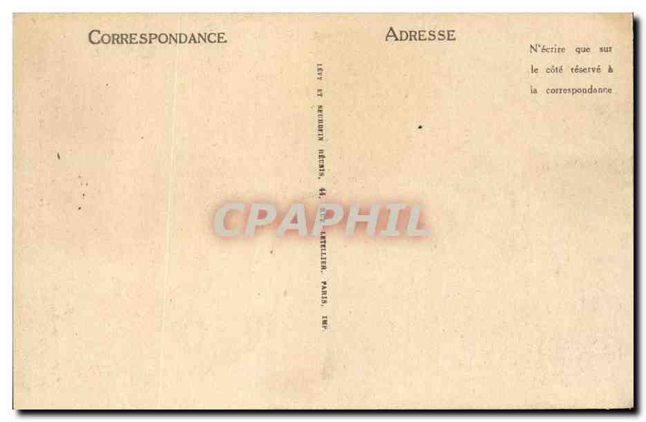 CPA Ecole Francaise Le Nain les freres Antoine Louis et Matheiu Repas de paysans — Rückseite