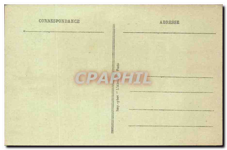 CPA Histoire Le siege de Paris Le bombardement vu de la butte Montmartre — Verso