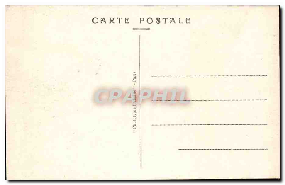 Paris (18eme) CPA Vieux Montmartre Rue Ste Rustique  — Rückseite